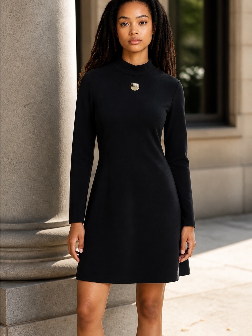 Hadiya Williams Black History Month Shirt Dress Cotton Blend Women's Sz M NWT